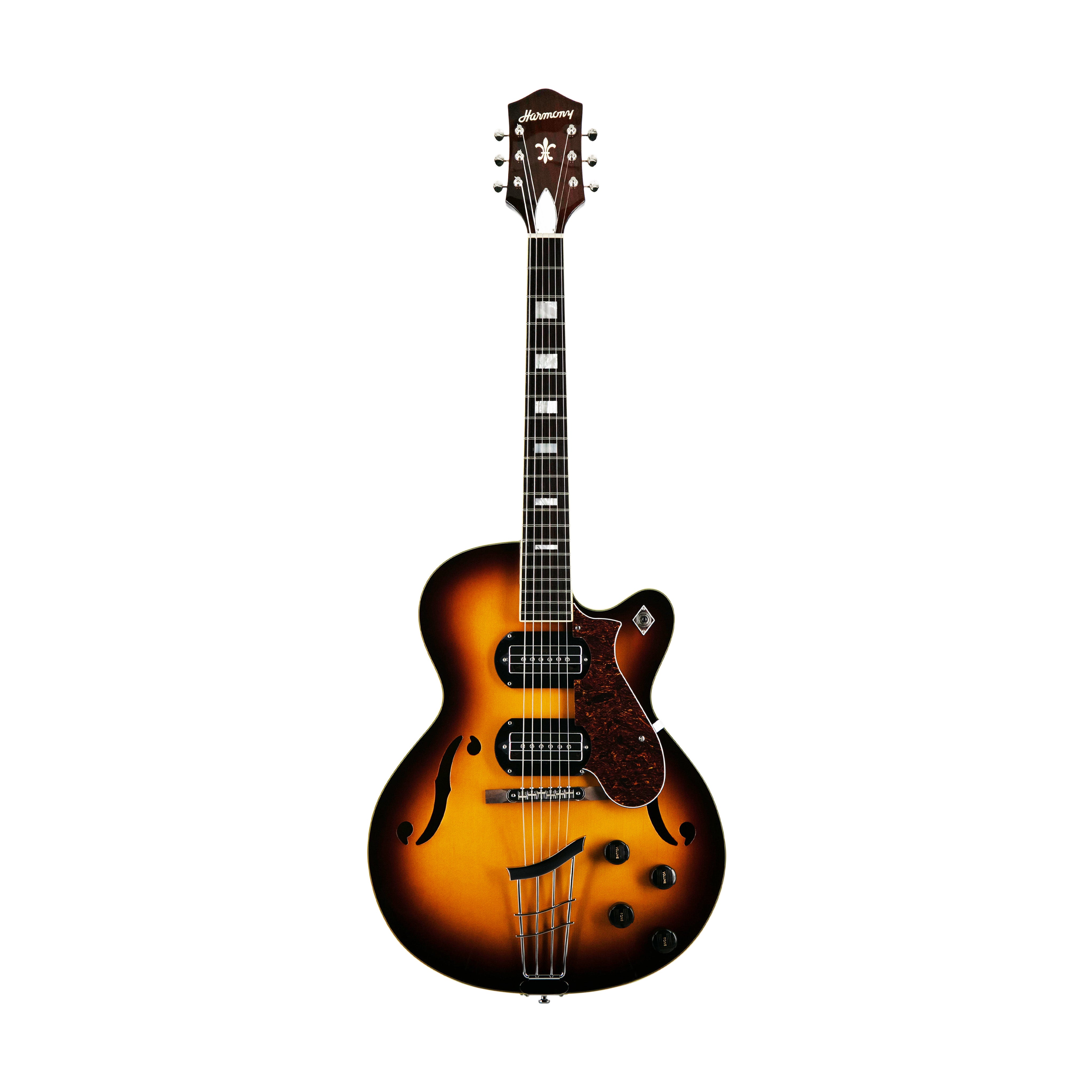 Harmony H62 Reissue Electric Guitar, Sunburst – Harmony Guitars