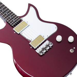 Harmony Standard Rebel Electric Guitar w/Case, RW FB, Burgundy