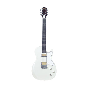 Harmony Standard Jupiter Electric Guitar w/Case, RW FB, Pearl White